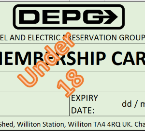 DEPG membership - Under 18